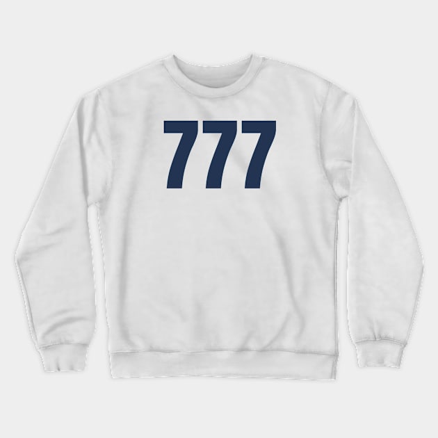 777 Crewneck Sweatshirt by Jitesh Kundra